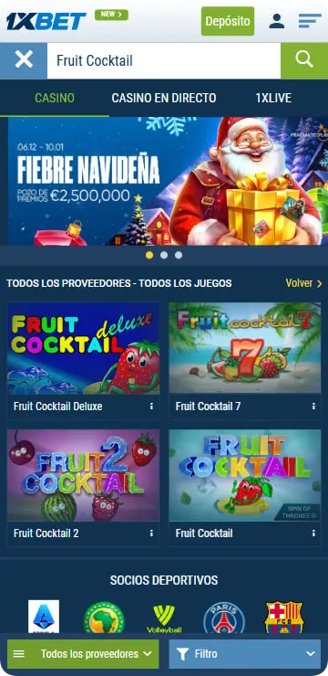 Jugar garage Fruit Cocktail