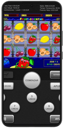 Pantalla de juego de Fruit Cocktail